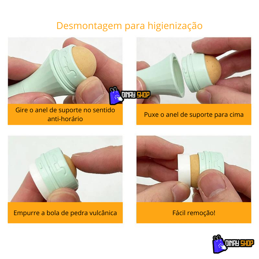 Removedor de oleosidade facial