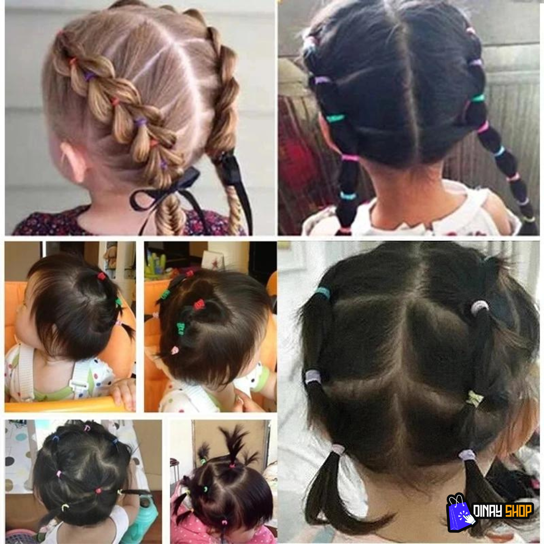 Mini elásticos para o cabelo