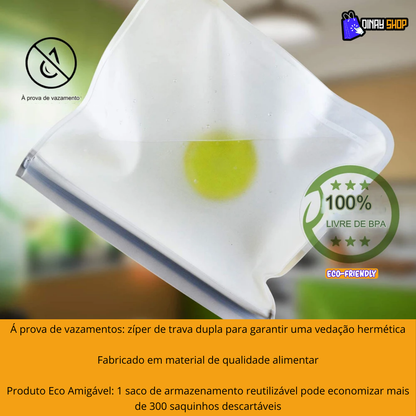 Zip bag para armazenamento