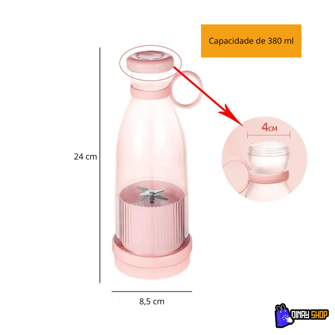 Mini liquidificador portátil recarregável