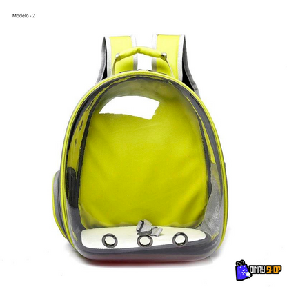 Mochila transparente para pets