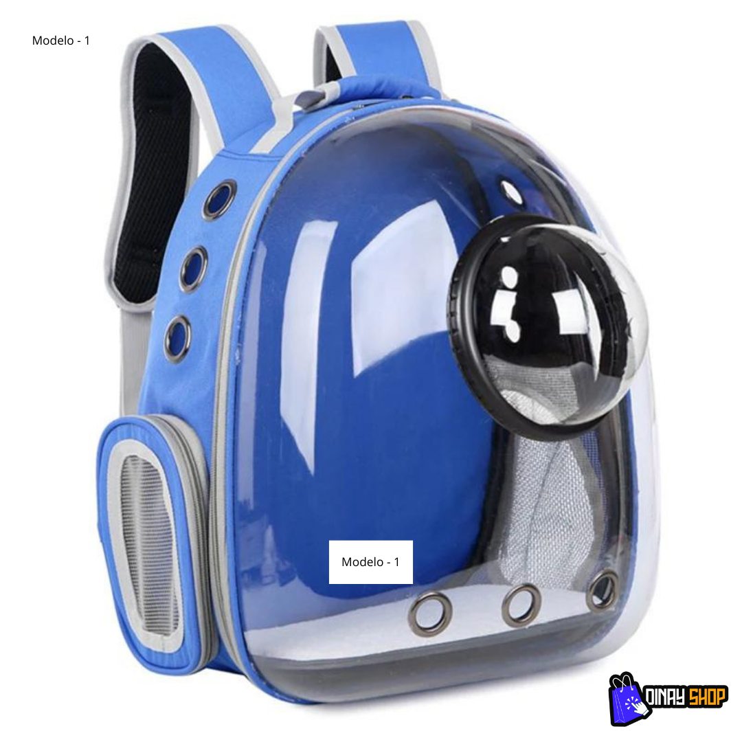 Mochila transparente para pets