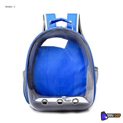 Mochila transparente para pets