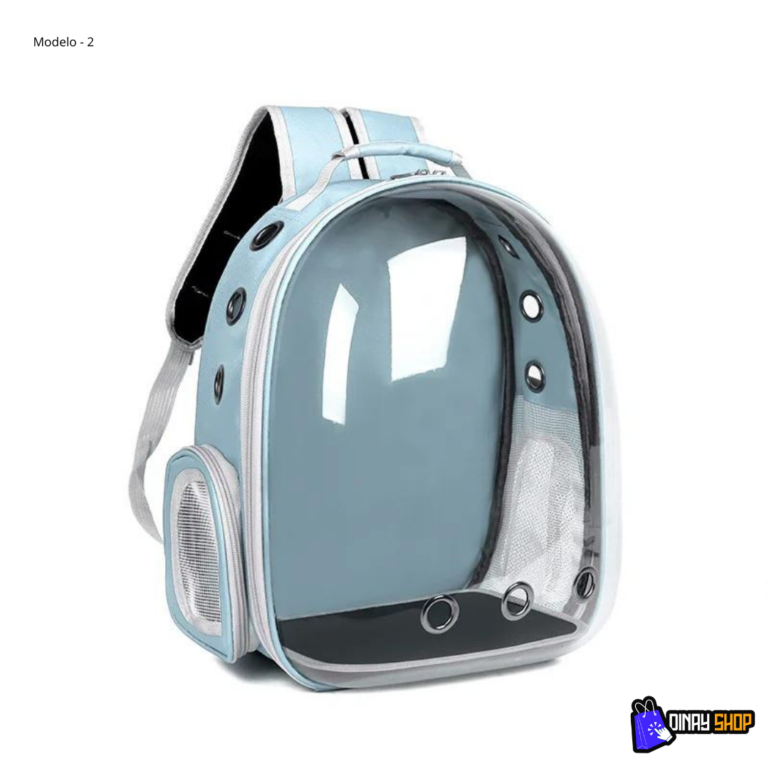 Mochila transparente para pets