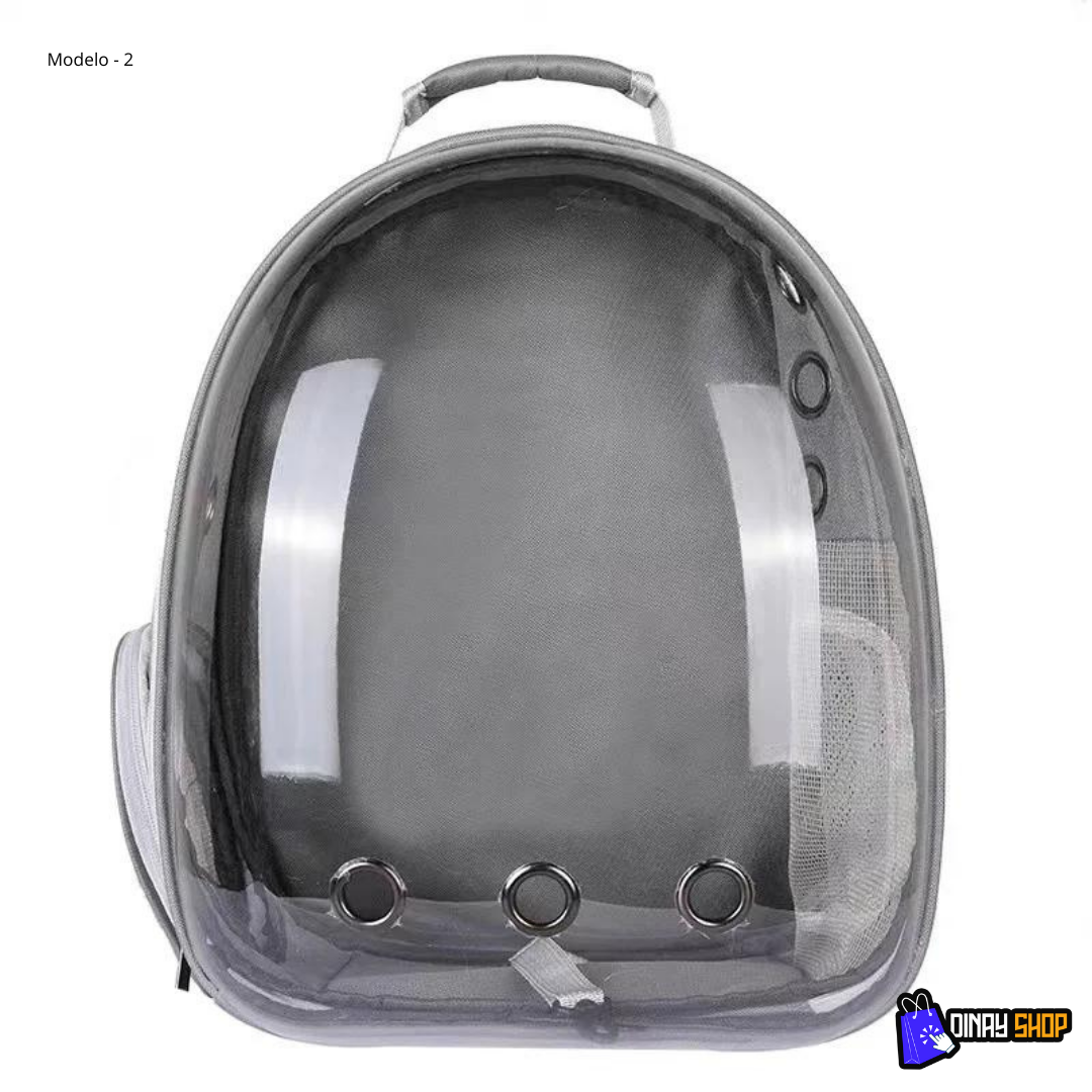 Mochila transparente para pets