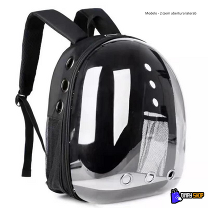 Mochila transparente para pets